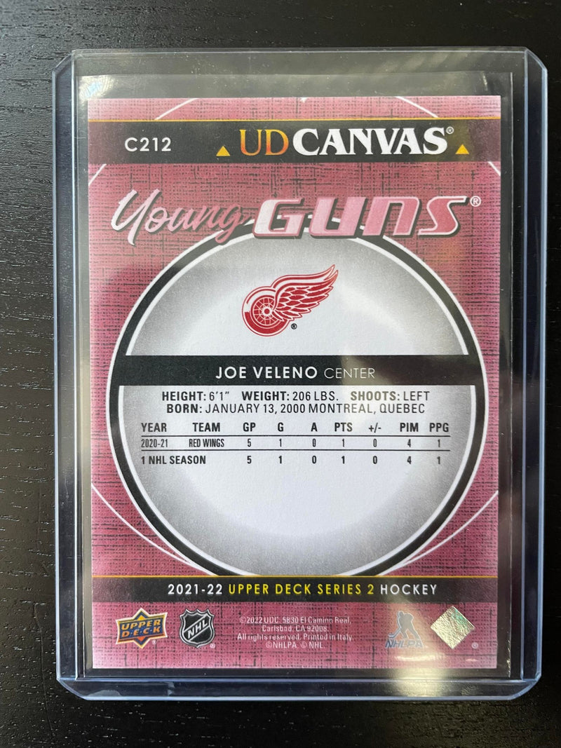 2021 UPPER DECK SERIES TWO - UD CANVAS - YOUNG GUNS - J. VELENO -