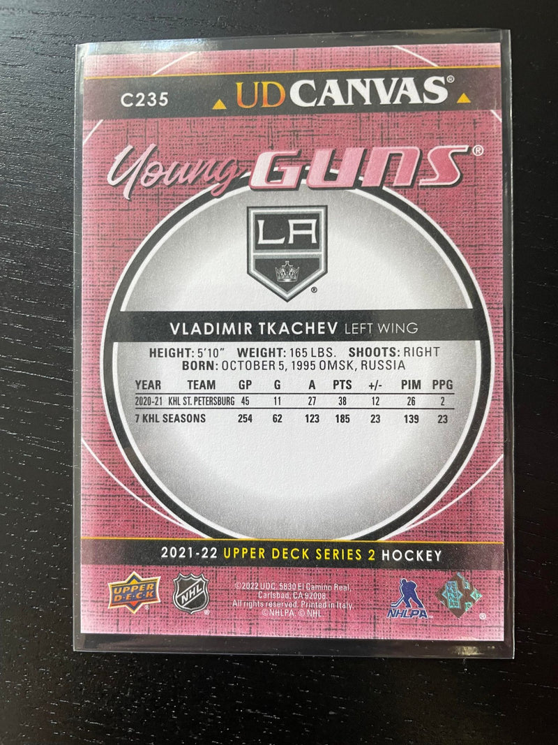 2021 UPPER DECK SERIES TWO - UD CANVAS - YOUNG GUNS - V. TKACHEV -