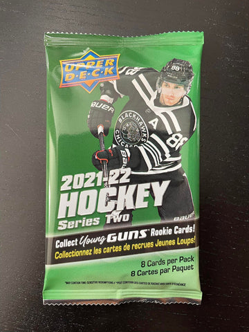 2021 UPPER DECK SERIES TWO HOCKEY RETAIL PACK