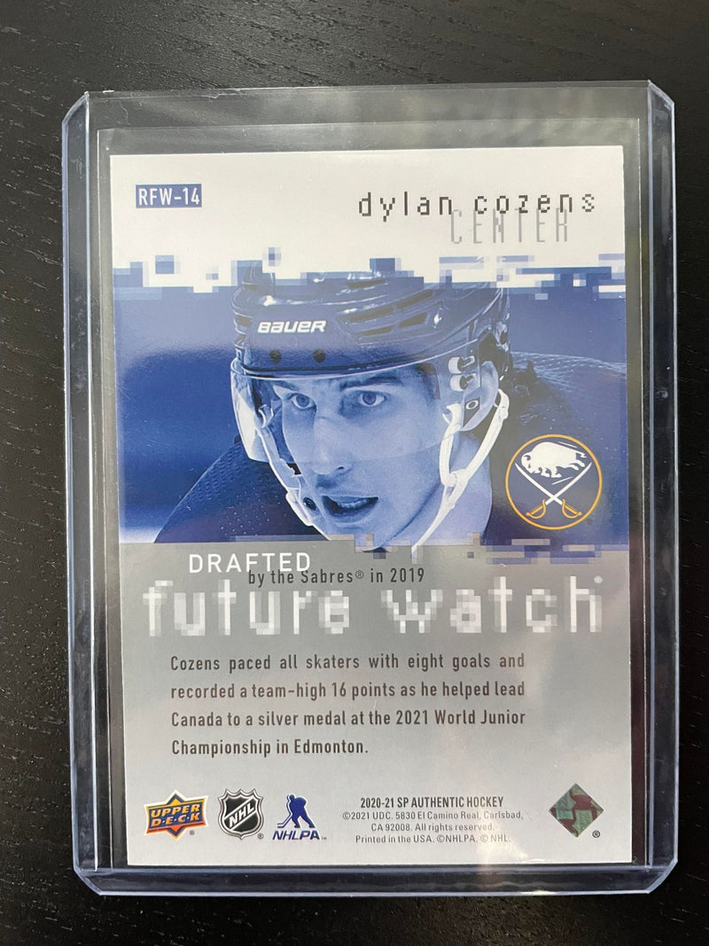 2020 UPPER DECK SP AUTHENTIC - FUTURE WATCH - D. COZENS -