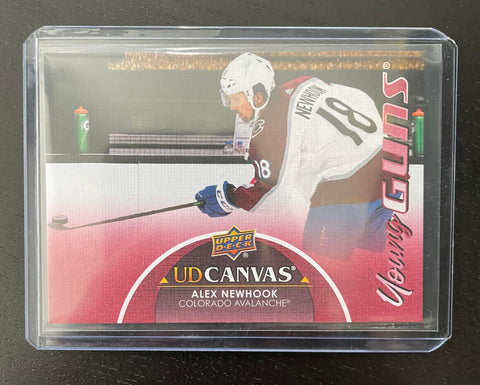 2021 UPPER DECK SERIES ONE - UD CANVAS - YOUNG GUNS - A. NEWHOOK - #C112 - RC