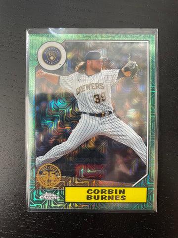 2022 TOPPS SERIES TWO - 35TH ANNIVERSARY - GREEN MOJO - C. BURNES - #T87C2-33 - #'D/99
