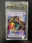 2022 LEAF VIBRANCE - PURPLE - GODS OF SPORT - K. USMAN - #GS-KU1 - #'D/5 - AUTOGRAPH - FCG 9