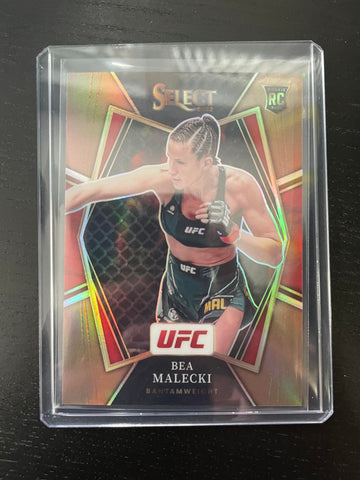 2022 PANINI SELECT UFC - BRONZE PRIZM - PREMIER LEVEL - B. MALECKI - #177 - #'D/175 - RC