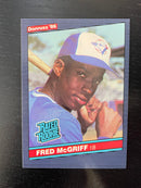 1985 LEAF DONRUSS - RATED ROOKIE - F. MCGRIFF -