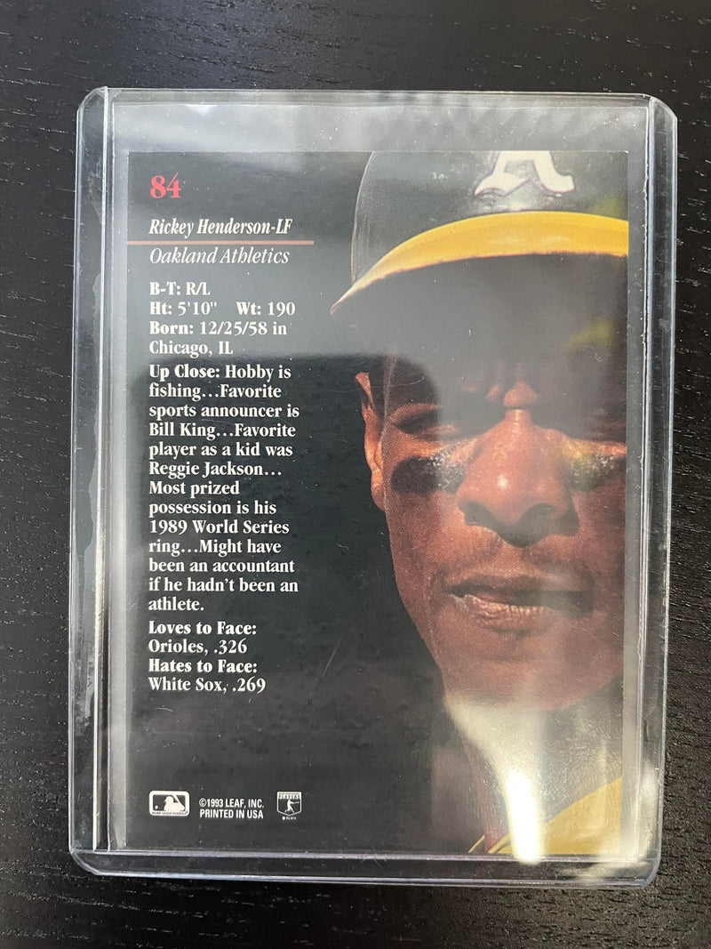 1993 LEAF STUDIO - R. HENDERSON -