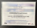 2022 TOPPS PRISTINE - REFRACTOR - SLICE OF A STAR - H. RYU -