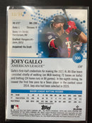 2022 TOPPS PRISTINE - GOLD - J. GALLO - #300 - #'D/50
