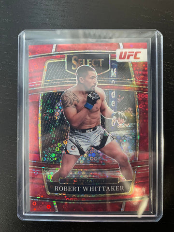 2022 PANINI SELECT UFC - RED DISCO PRIZM - R. WHITTAKER - #27 - #'D/99