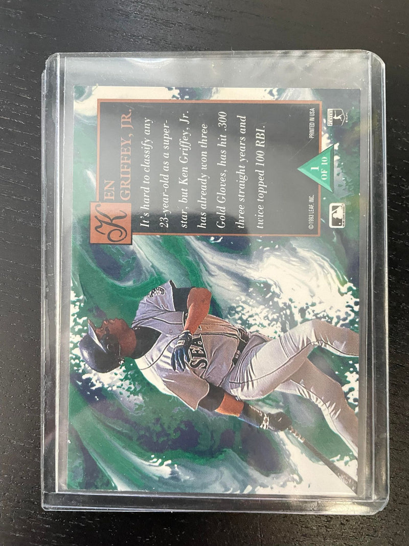 1993 LEAF STUDIO - SUPERSTARS ON CANVAS - K. GRIFFEY JR. -