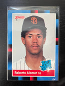 1987 LEAF DONRUSS - RATED ROOKIE - R. ALOMAR -