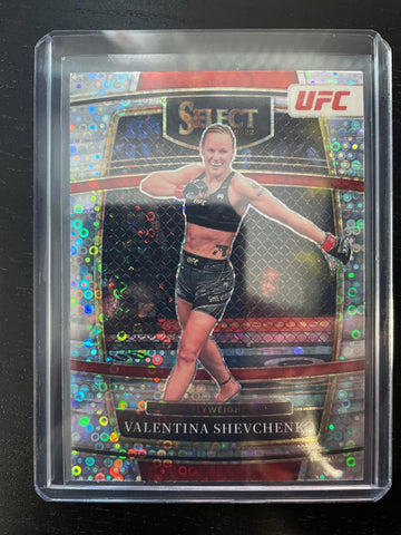 2022 PANINI SELECT UFC - CONCOURSE - SILVER DISCO PRIZM - V. SHEVCHENKO - #67