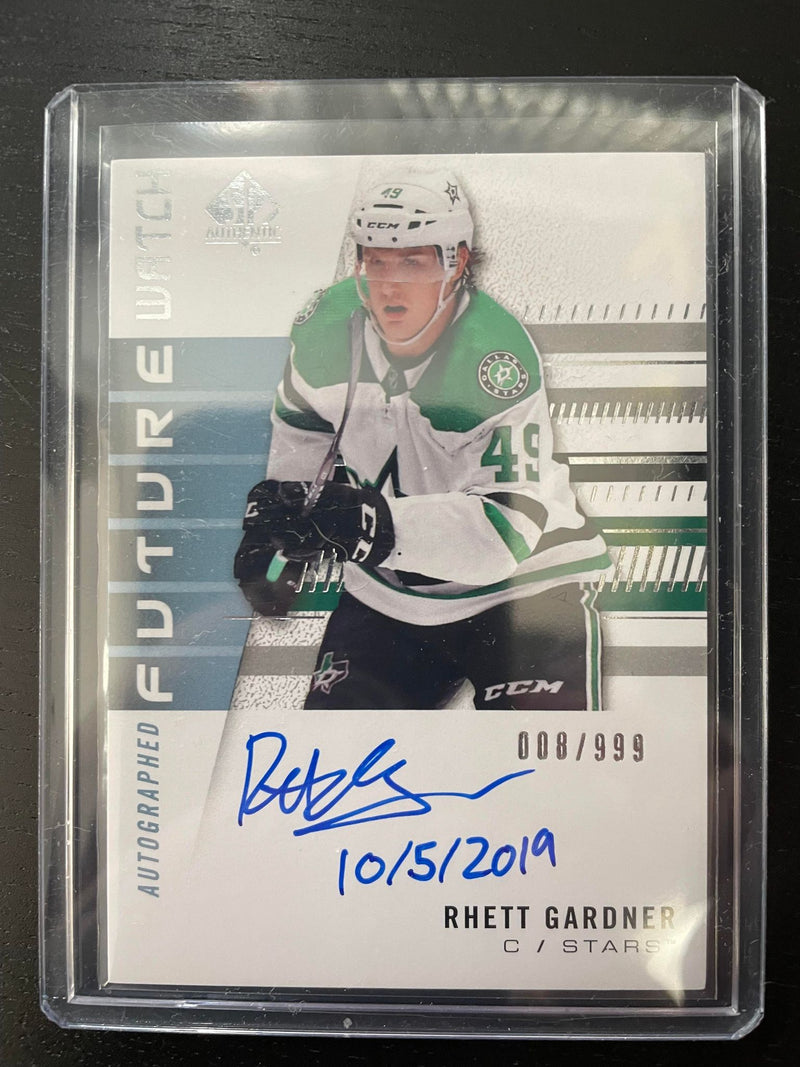 2019 UPPER DECK SP AUTHENTIC - FUTURE WATCH AUTOGRAPHED INSCRIBED - R. GARDNER - #238 - #'D/999 - AUTOGRAPHED - RC