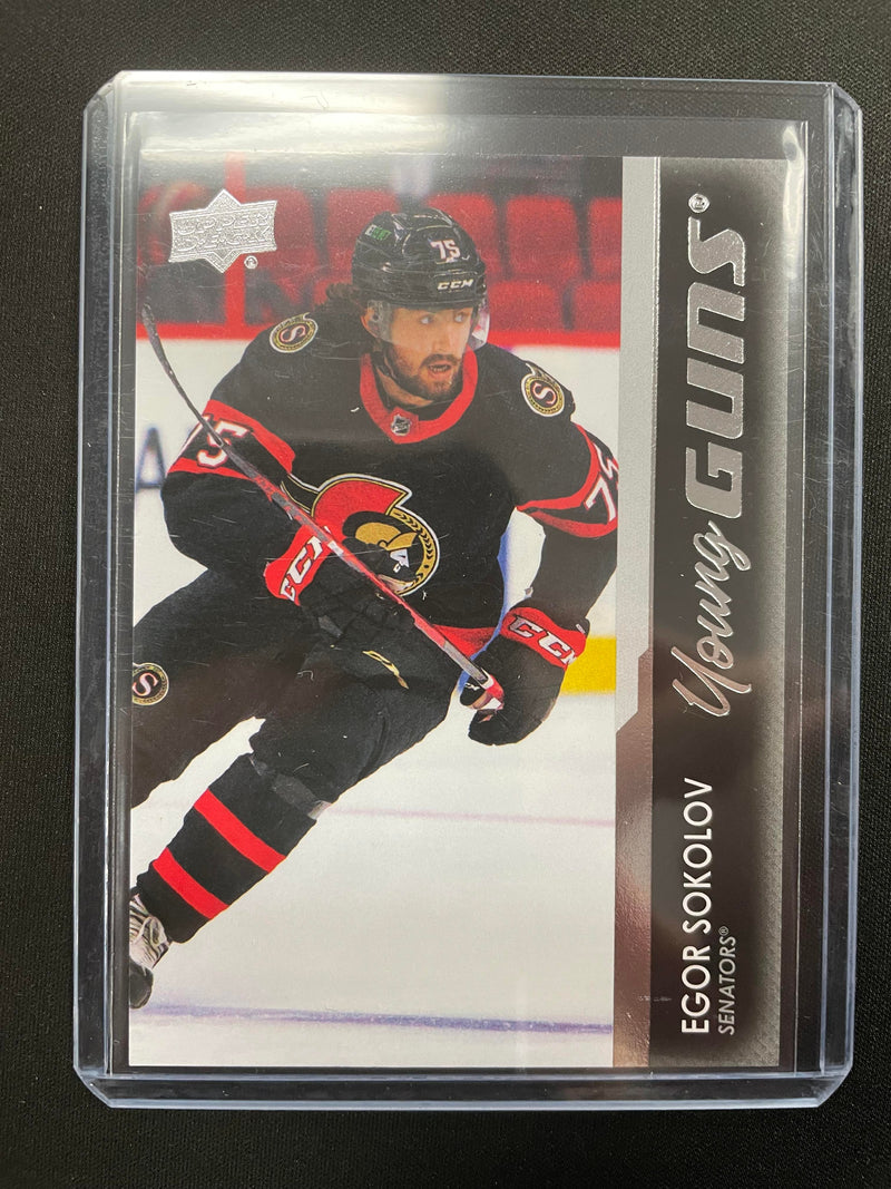 2021 UPPER DECK EXTENDED SERIES - YOUNG GUNS - E. SOKOLOV -