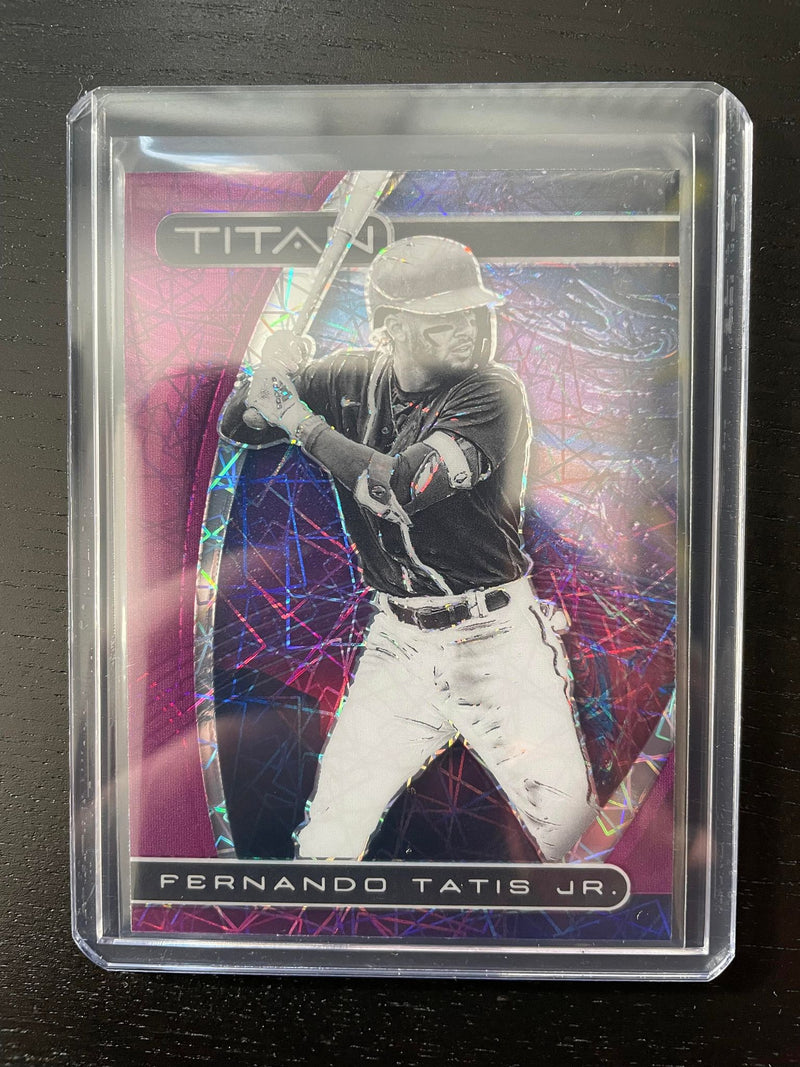 2021 PANINI CHRONICLES - TITAN - PURPLE VELOCITY PRIZM - F. TATIS JR. -