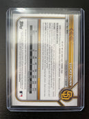 2022 TOPPS BOWMAN - 1ST BOWMAN - L. DUNN -
