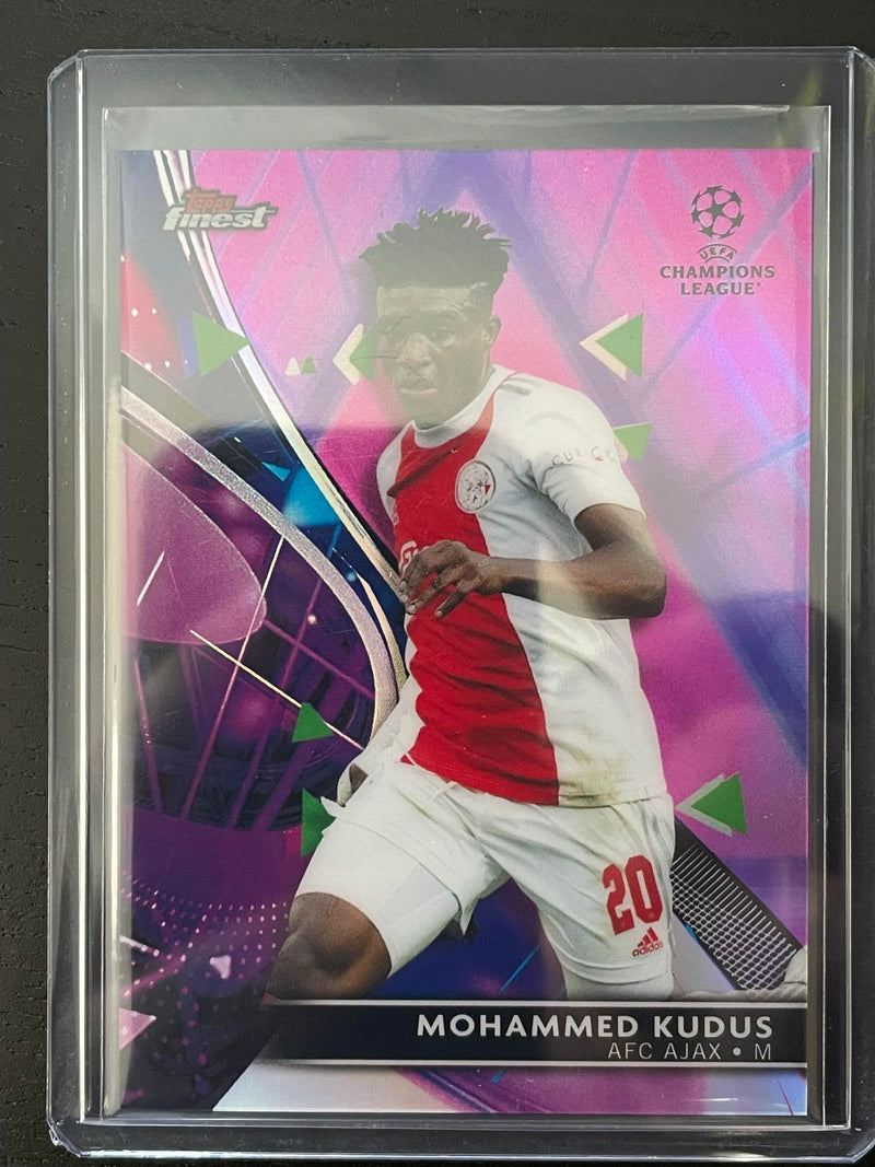 2021 TOPPS FINEST UEFA CHAMPIONS LEAGUE - PINK REFRACTOR - M. KUDUS - #11 - #'D/125