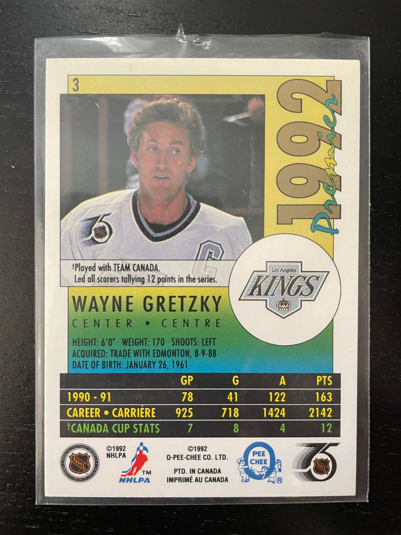 1992 O-PEE-CHEE PREMIER - W. GRETZKY -