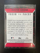 2022 TOPPS SERIES TWO - FRESH FACES - H. GREENE -