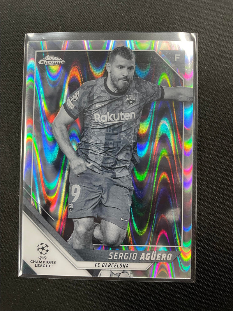 2022 TOPPS CHROME UEFA CHAMPIONS LEAGUE - RAYWAVE REFRACTOR - SINGLES - SELECT YOUR PLAYER