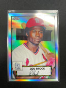 2021 TOPPS CHROME PLATINUM ANNIVERSARY - REFRACTOR - SINGLES - SELECT YOUR PLAYER