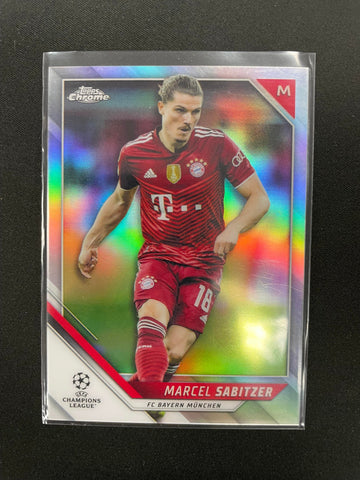 2022 TOPPS CHROME UEFA CHAMPION'S LEAGUE - REFRACTOR - SINGLES - SELECT YOUR PLAYER