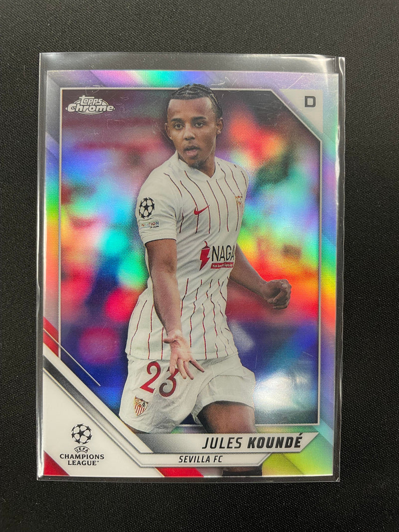 2022 TOPPS CHROME UEFA CHAMPION'S LEAGUE - REFRACTOR - SINGLES - SELECT YOUR PLAYER