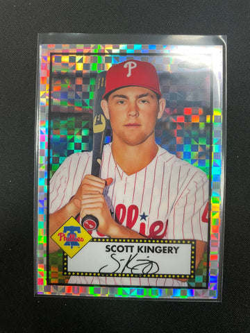 2021 TOPPS CHROME PLATINUM ANNIVERSARY - XFRACTOR - S. KINGERY - #347