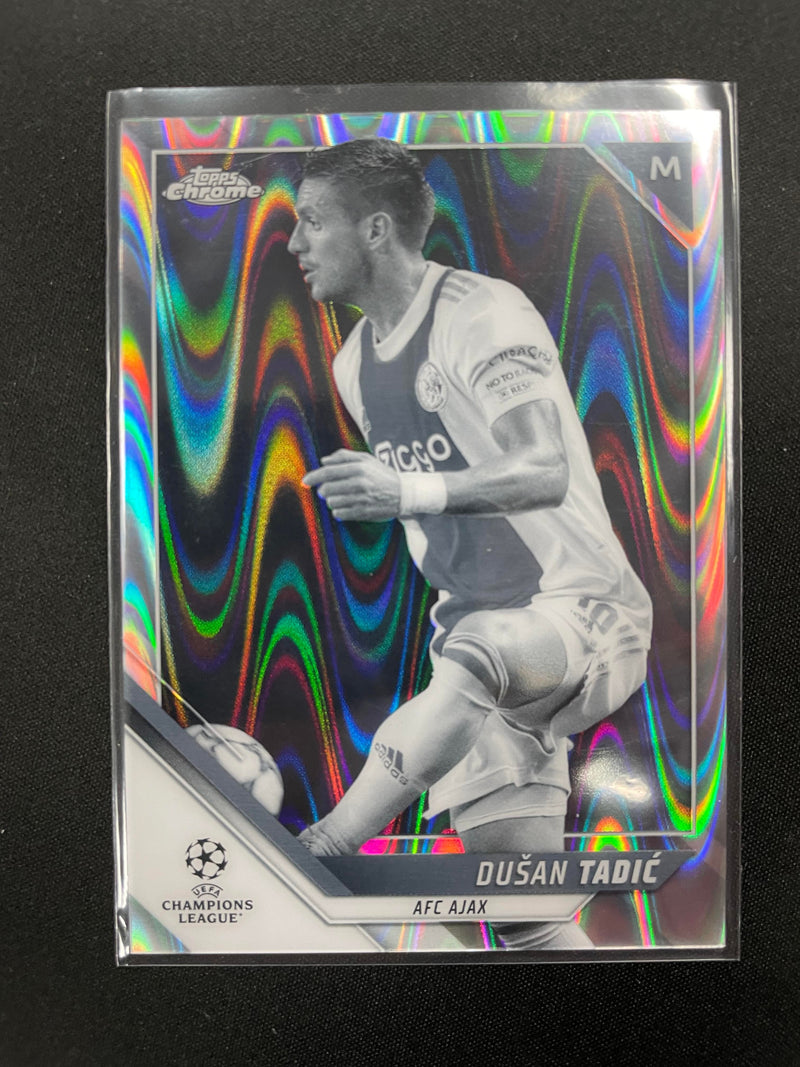 2022 TOPPS CHROME UEFA CHAMPIONS LEAGUE - RAYWAVE REFRACTOR - SINGLES - SELECT YOUR PLAYER