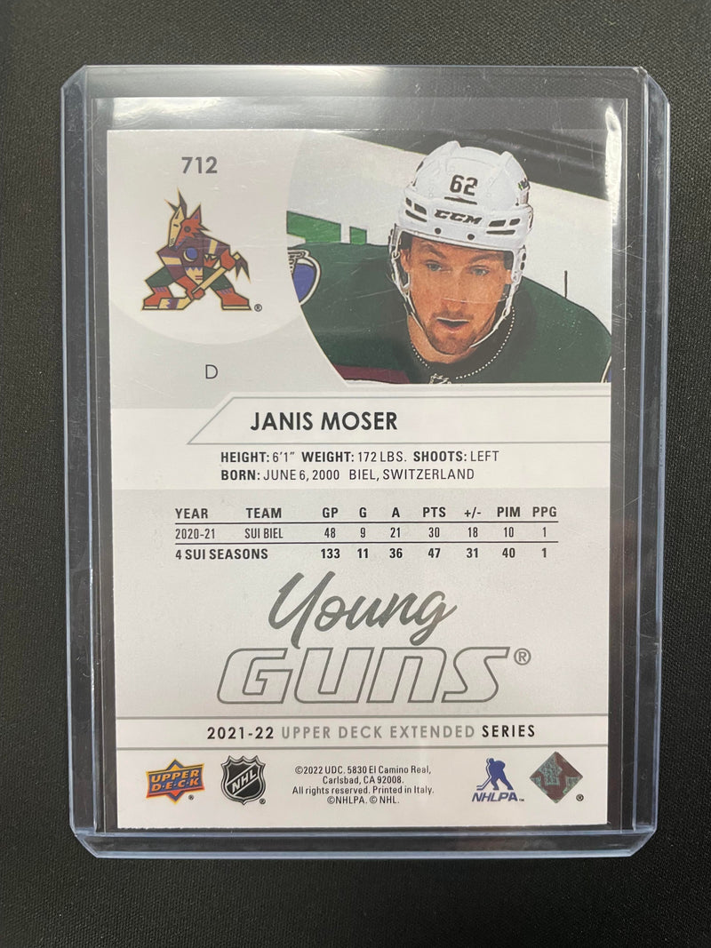 2021 UPPER DECK EXTENDED SERIES - YOUNG GUNS - J. MOSER -