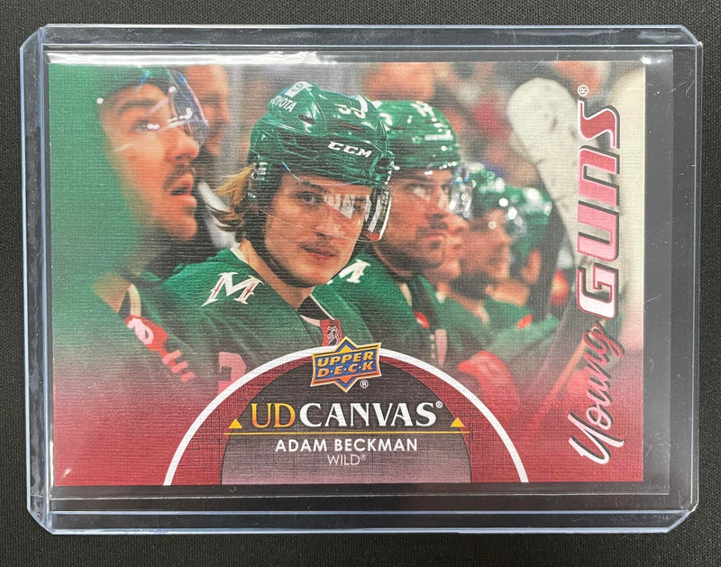 2021 UPPER DECK EXTENDED SERIES - UD CANVAS - YOUNG GUNS - A. BECKMAN -