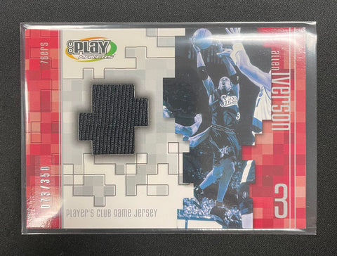 2002 UPPER DECK - PLAYMAKERS - A. IVERSON - #AI-J - #'D/350 - RELIC