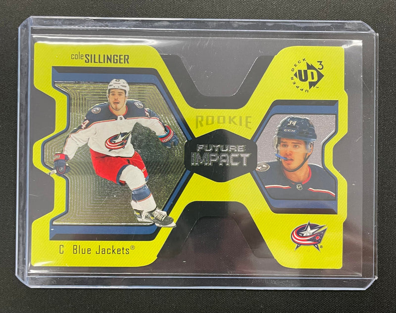 2021 UPPER DECK EXTENDED SERIES - FUTURE IMPACT - C. SILLINGER - #UD3-34 - #'D/1000 - RC