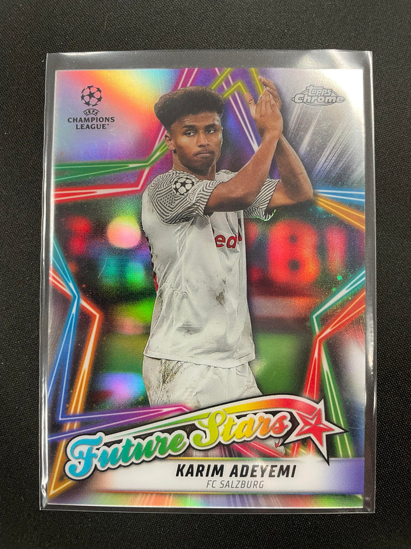 2022 TOPPS CHROME UEFA CHAMPION'S LEAGUE - FUTURE STARS - SINGLES -