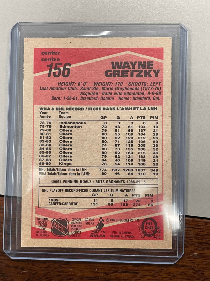 1989 O-PEE-CHEE - W. GRETZKY -