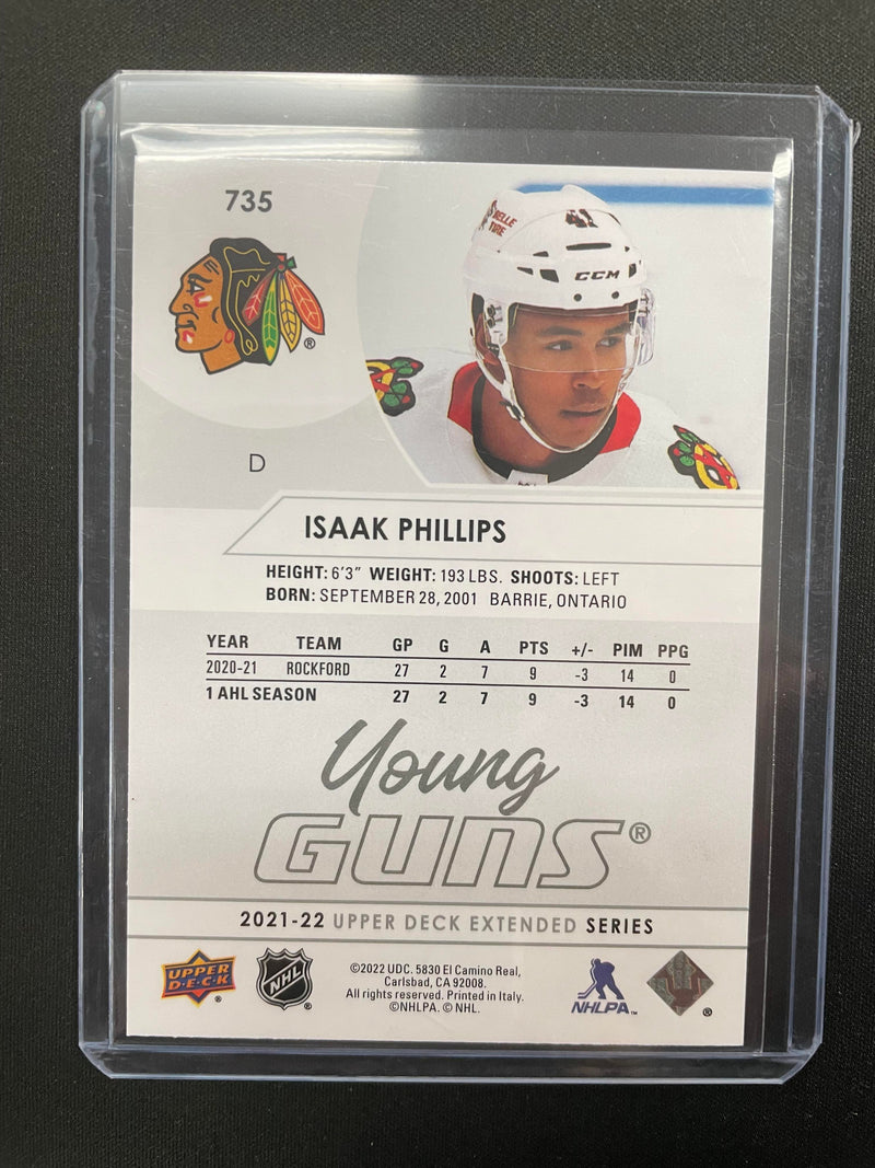 2021 UPPER DECK EXTENDED SERIES - YOUNG GUNS - I. PHILLIPS -