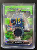 2021 PANINI PRIZM - NEON GREEN PULSAR - ROOKIE GEAR - T. ATWELL -