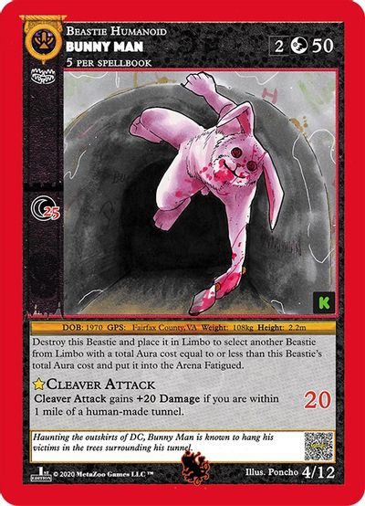 bunny yugioh cards Bunny Man (Kickstarter Edition) [Hopkinsville Goblin King Starter Deck