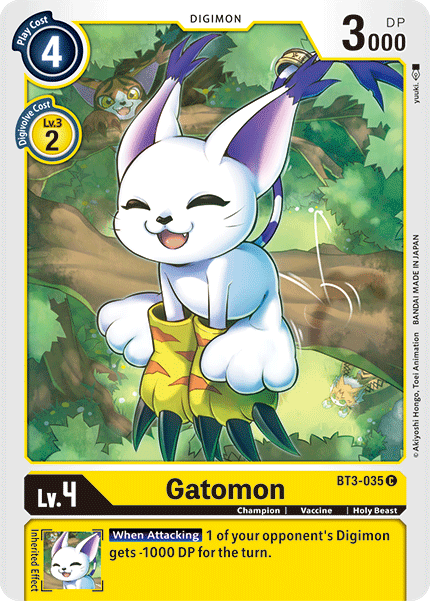 digimon gatomon card Promo | 1 of your opponents Digimon gets Gatomon (Official Tournament Pack Vol.9)