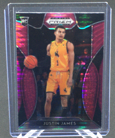 2019 PANINI PRIZM DRAFT PICKS - J. JAMES - #39 - PINK PULSAR - RC