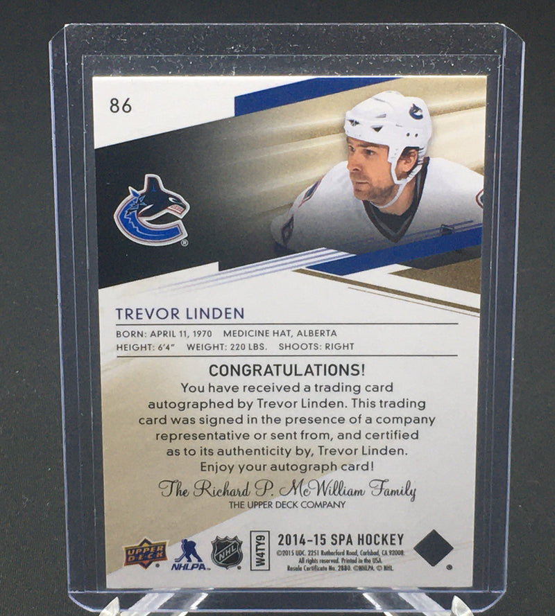 2014 UPPER DECK SP AUTHENTIC - T. LINDEN -