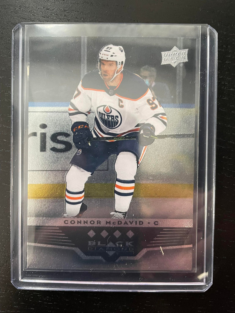 2021 UPPER DECK EXTENDED SERIES - QUAD DIAMOND - BLACK DIAMOND - C. MCDAVID -