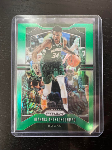 2019 PANINI PRIZM - GREEN PRIZM - G. ANTETOKOUNMPO - #152