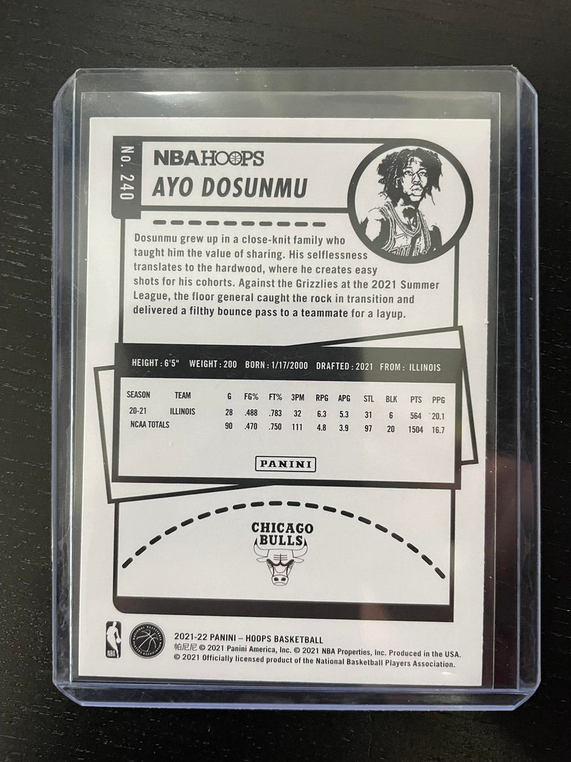 2021 PANINI HOOPS - PURPLE - A. DOSUNMU -