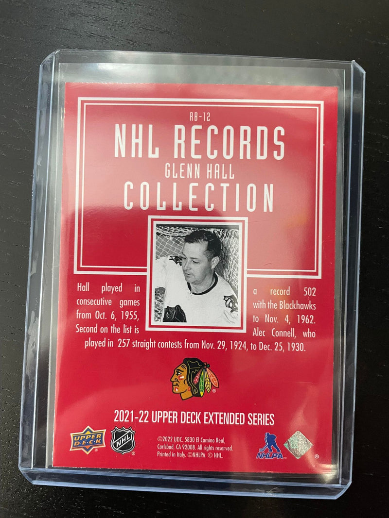 2021 UPPER DECK EXTENDED SERIES - NH RECORDS - G. HALL -