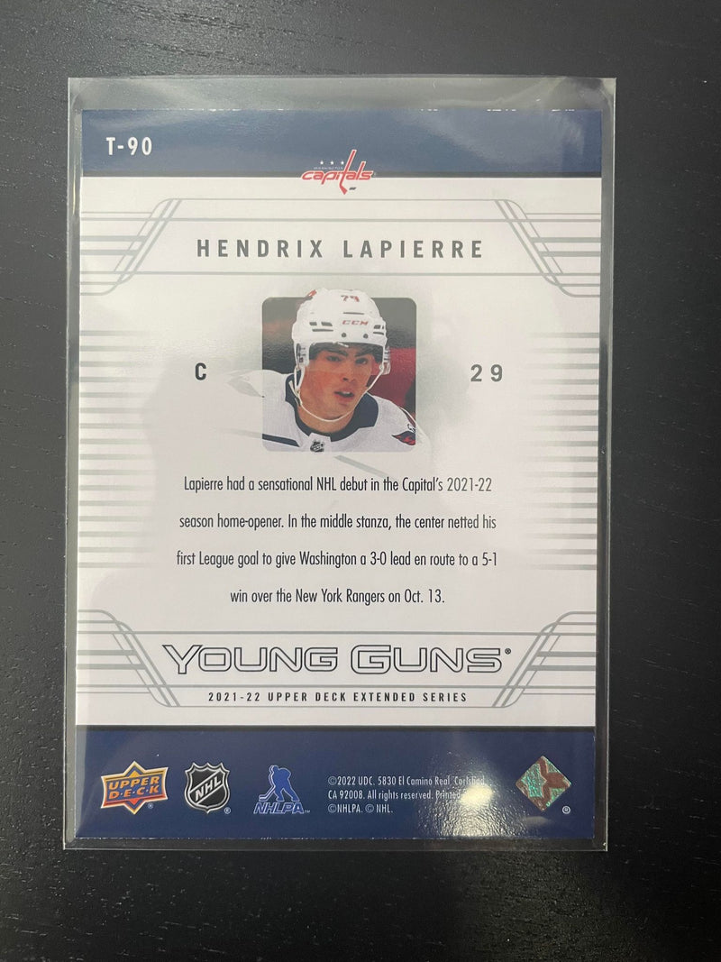 2021 UPPER DECK EXTENDED SERIES - TRIBUTE YOUNG GUNS - H. LAPIERRE -