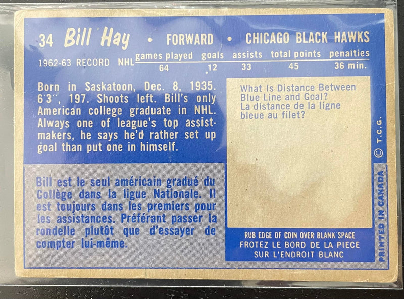 1963 TOPPS - B. HAY -