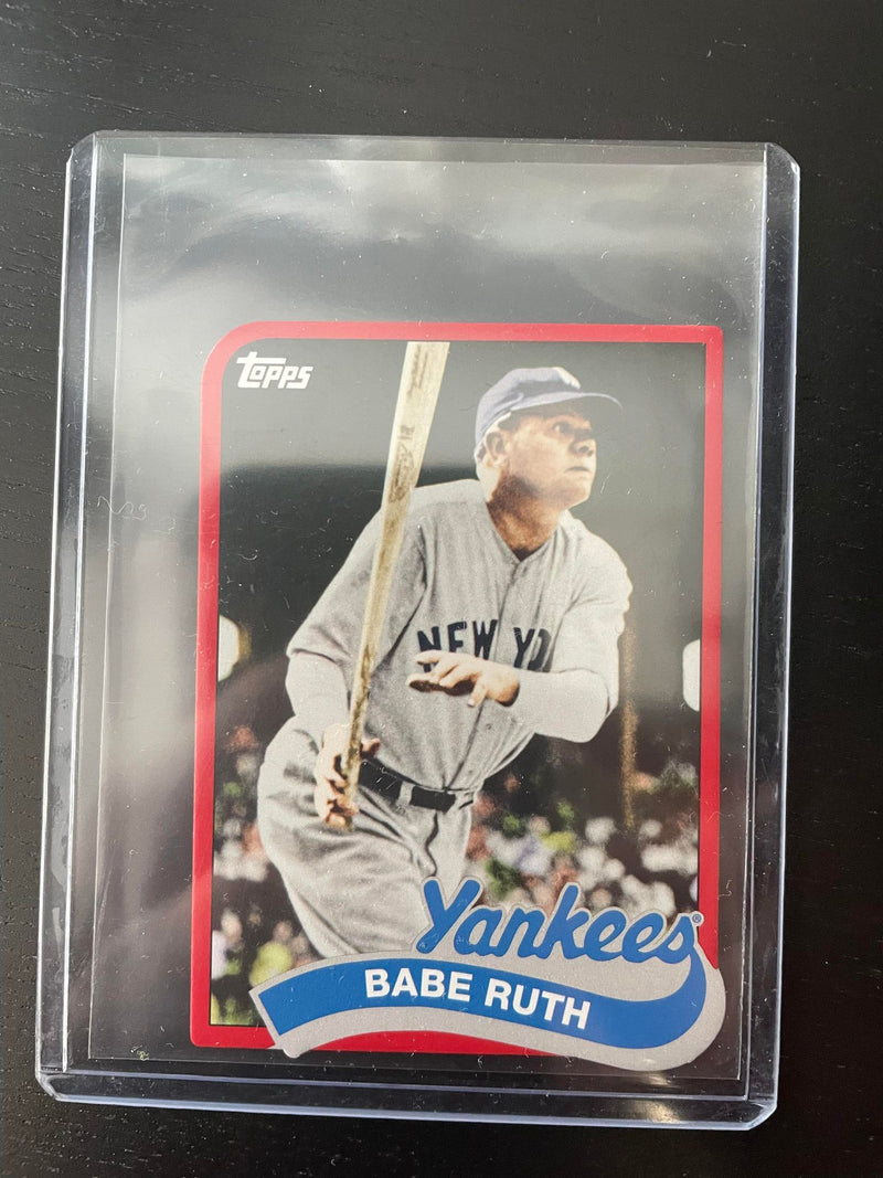 2014 TOPPS - 1989 MINI DIE-CUT - B. RUTH -