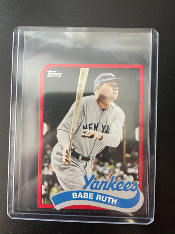 2014 TOPPS - 1989 MINI DIE-CUT - B. RUTH - #TM-8