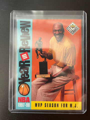 1998 UPPER DECK CHOICE - YEAR IN REVIEW - M. JORDAN - #196